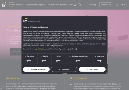 ERNST & YOUNG Sp. z o.o. ACADEMY OF BUSINESS Sp. k.