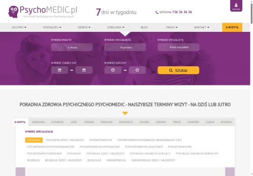 NZOZ PSYCHOMEDIC.PL KLINIKA PSYCHOLOGICZNO-PSYCHIATRYCZNA Michał Niewiński